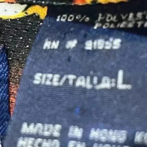 OTB Hawaiian Floral Print Shirt‎ Men’s Sz Large - Picture 6 of 7